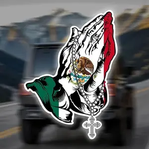 Flag Hand Gesture Car Sticker, Waterproof & Sunproof Car Bumper Sticker, Exterior Decoration Accessories for Car Body Window, Decal for Cars