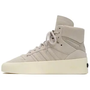 Fear of God Athletics x adidas Originals Men's Gray High-Top Casual Trainer, Sneaker, Sports Footwear, Skate Shoe