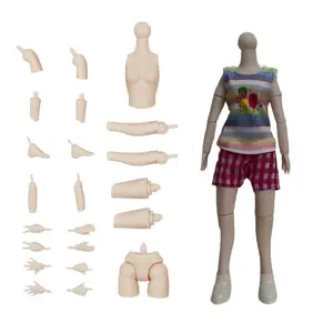 18-Joint Movable Bjd Doll Body Accessories, Fashionable Doll Clothes, Girl Toy Parts, Trendy Puppet