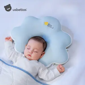 Beptides Baby Styling Pillow for Newborns over 0 to 6 months Anti-Bias Head Correction Head Cloud Baby Pillow