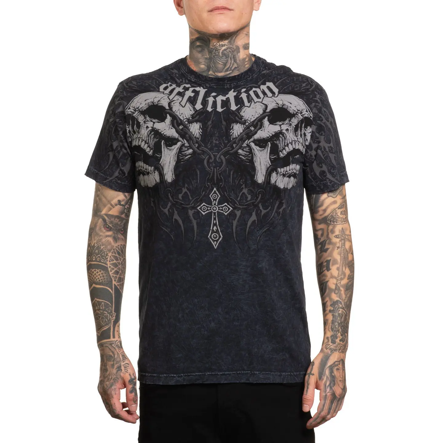 Affliction Men's T-shirt Decimation