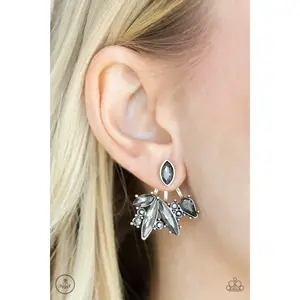 Deco Dynamite - Silver Earrings - Paparazzi