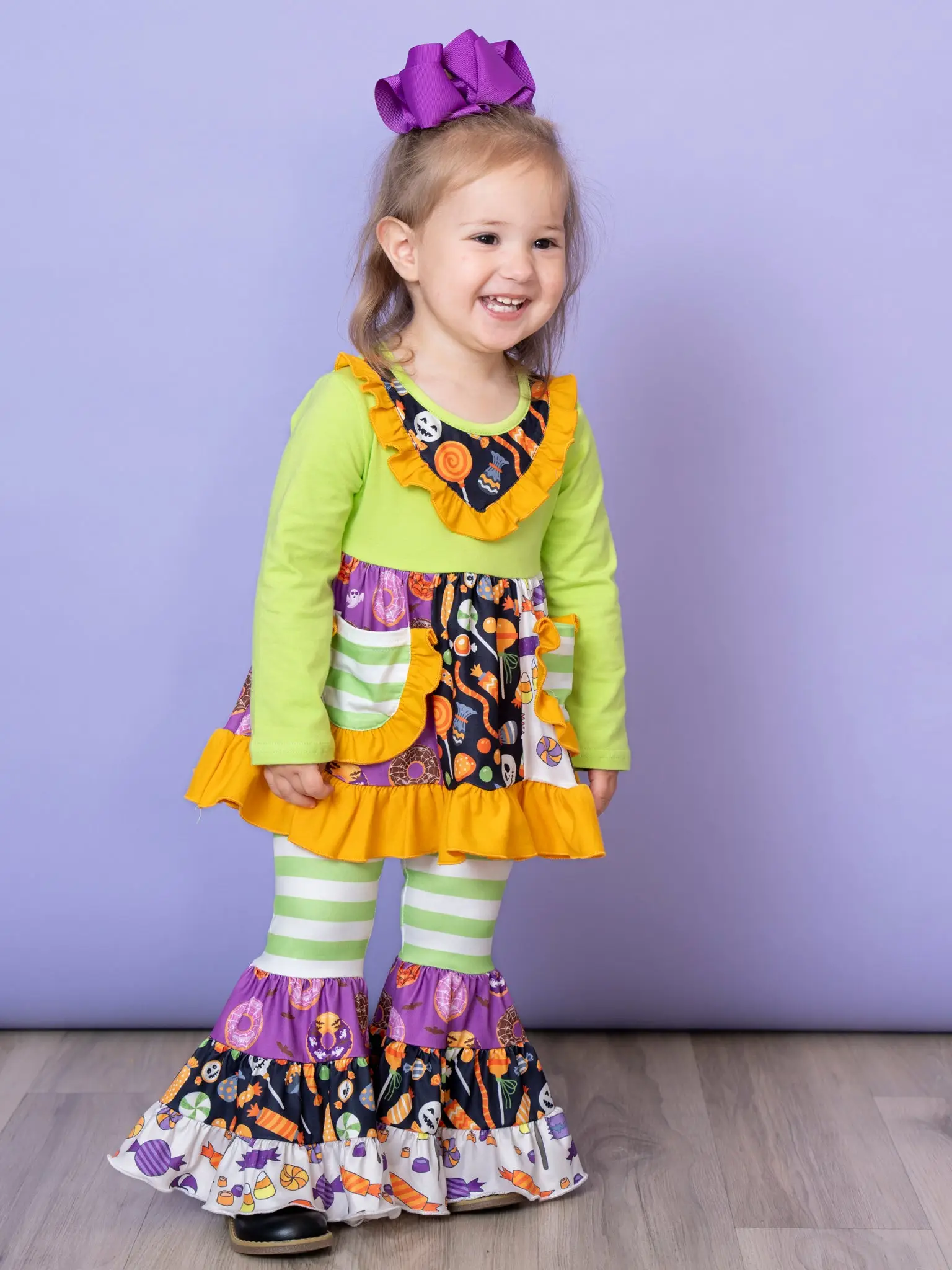 Pocket Flara Bells Outfit - Halloween Candy