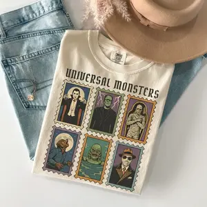 Comfort Colors Universal Monsters Shirt for Epic Universe Trip Classic Monsters Tshirt Ideal for Universal Orlando Fans