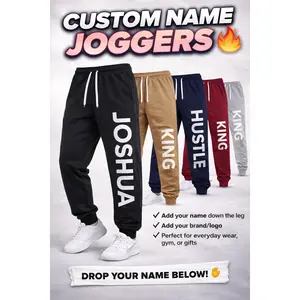 CUSTOM NAME JOGGERS 🔥