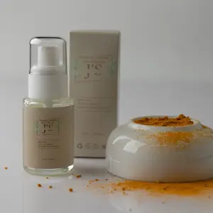 J's Natural Bliss "Turmeric Infused Facial Serum" Sensitive Skin Hydrating Alcohol Free