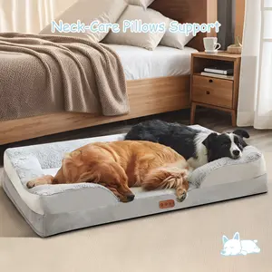 Dog and cat bed, suitable for all seasons, pet nest, cat house, dog bed, sleeping nest, specialized product with removable memory foam