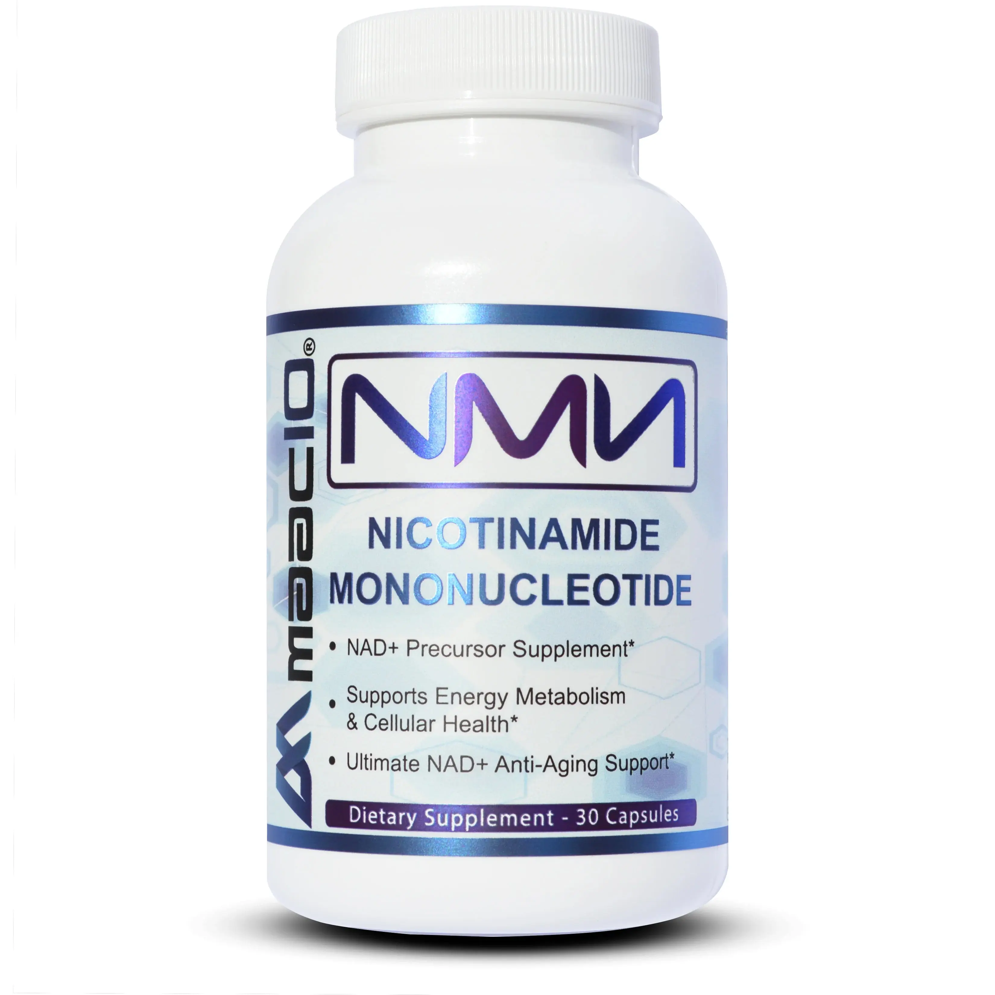 MAAC10 NMN 125 mg - Nicotinamide Mononucleotide for NAD⁺ Support - 30 Count - US GMP Certified - Healthcare Supplement