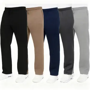 Men's Classic Heavyweight Fleece Sweatpants with Open Bottom (S-3XL)