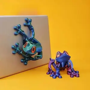 3D Printed Magnetic Frog Toy Night Light Magne