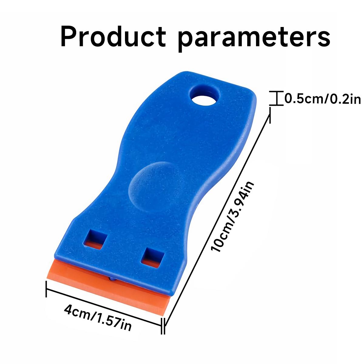 2PCS Plastic Razor Blade Scraper Tool with 100PCS Extra Plastic Blades, No-Scratch Cleaning Scraper Remover for Stickers Decals Adhesive Labels Paint Glass Car Window 2PCS Plastic Razor Blade Scraper Tool with 100PCS Extra Plastic Blades, No-Scratch Cleaning Scraper Remover for Stickers Decals Adhesive Labels Paint Glass Car Window