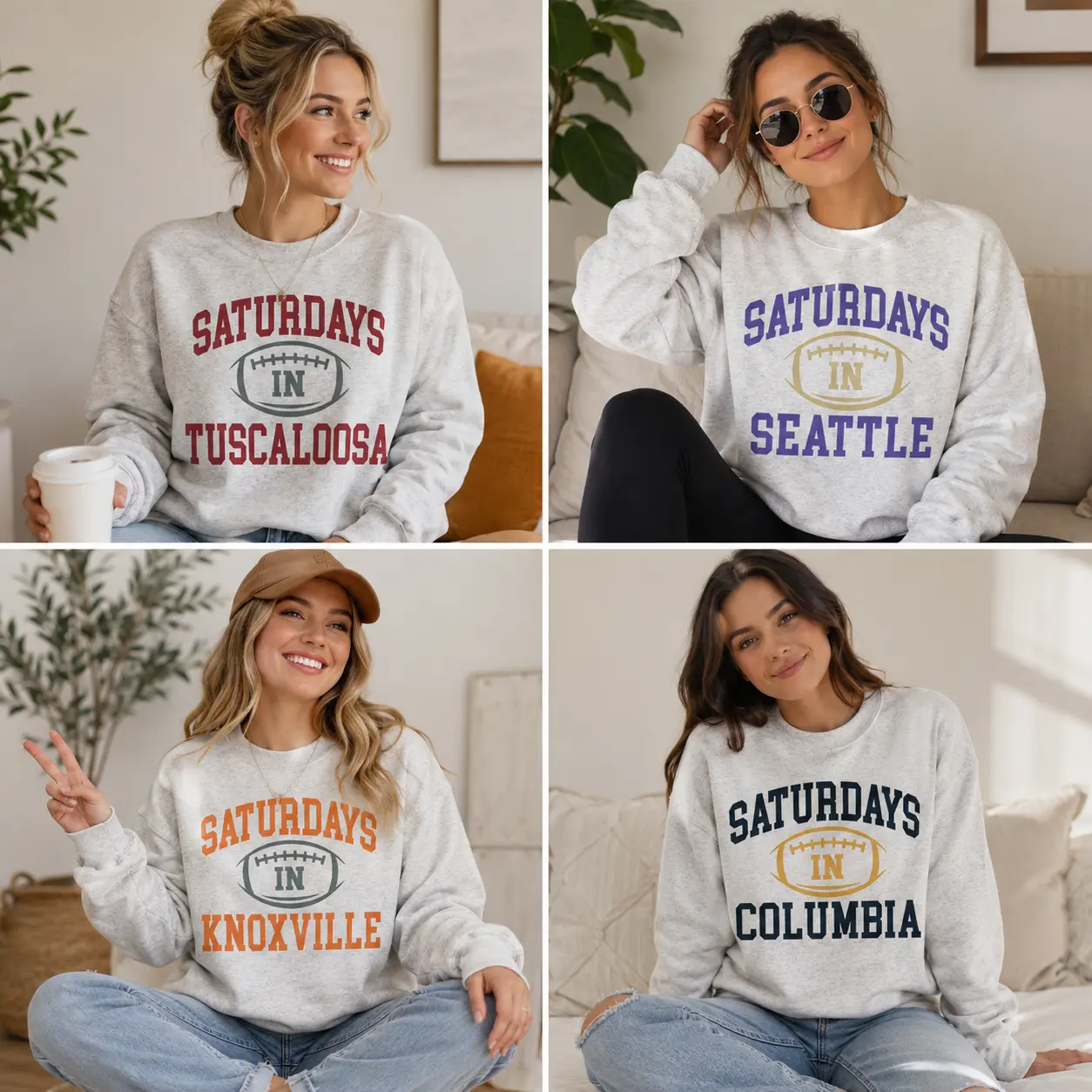 College Football Saturdays In Your City Sweatshirt