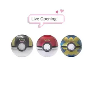 Pokemon Pokeball tin [LIVE OPENING]