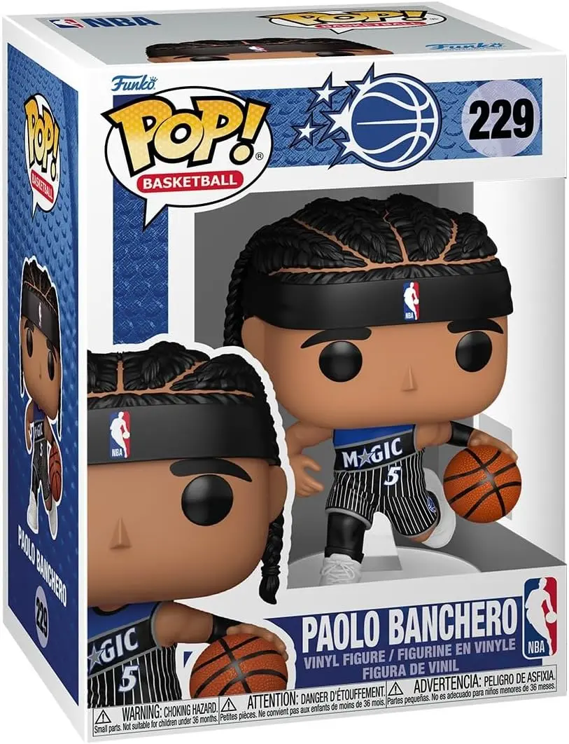 Funko Pop! NBA: Magic - Paolo Banchero - Collectable Vinyl Figure - Gift Idea - Official Merchandise - Toys for Kids & Adults - Sports Fans - Model Figure for Collectors and Display