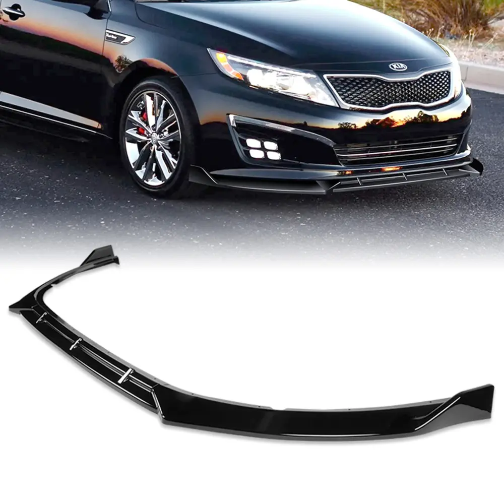 STP-Style Front Bumper Lip Body Kit Spoiler Compatible with 2014 - 2015 Kia Optima Bumper (Do Not Fit Hybrid Model)