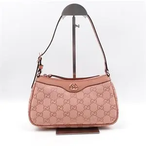 Pre-owned GUCCI Canvas Shoulder Bags Ophidia Pink Shoulder Bag T ZY0000306610