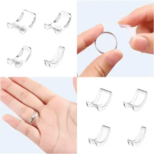 Ring Size Adjuster Pad Jiezhitiaojie-8 Piece Ring Size Reducer Spring Reducer for Comfortable Fit Women