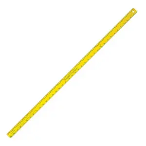 KEEN High-Vis Yellow Aluminum Meterstick, Office Measuring Ruler, Essential Office Stationery Tool