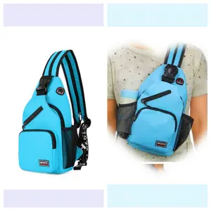 Convertible Sling Bag for Men Women Waterproof Sling Backpack Crossbody Shoulder Bag For Travel Hiking Cycling