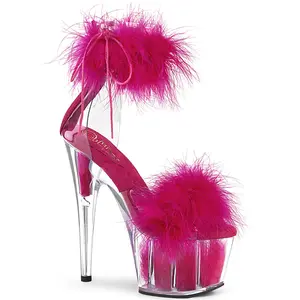 7 Inch Heel ADORE-724F Hot Pink Fur