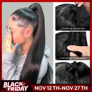 [NEW IN]Asteria Hair Ponytail Style Human Hair Ponytail Extension Easy Clip-in Velcro Ponytail #GetReadyforFashionWeek