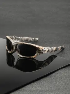 Men's Plastic Square Cyberpunk Glasses, High-End Trendy Casual Fashion Eyewear, Suitable for Daily Wear, College, Parties, Stylish Glasses