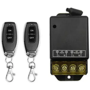 433M  Remote , 110V 120V 240V 30A Relay RF Remote Control Light  for Pump,Lights Ceiling,Electrical Equipment with 328ft Long Range