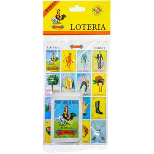 Loteria Authentic Mexican Game, Bingo Game with Colorful Illustrated Cards, Don Clemente Brand (10 Tablas (10 Boards))