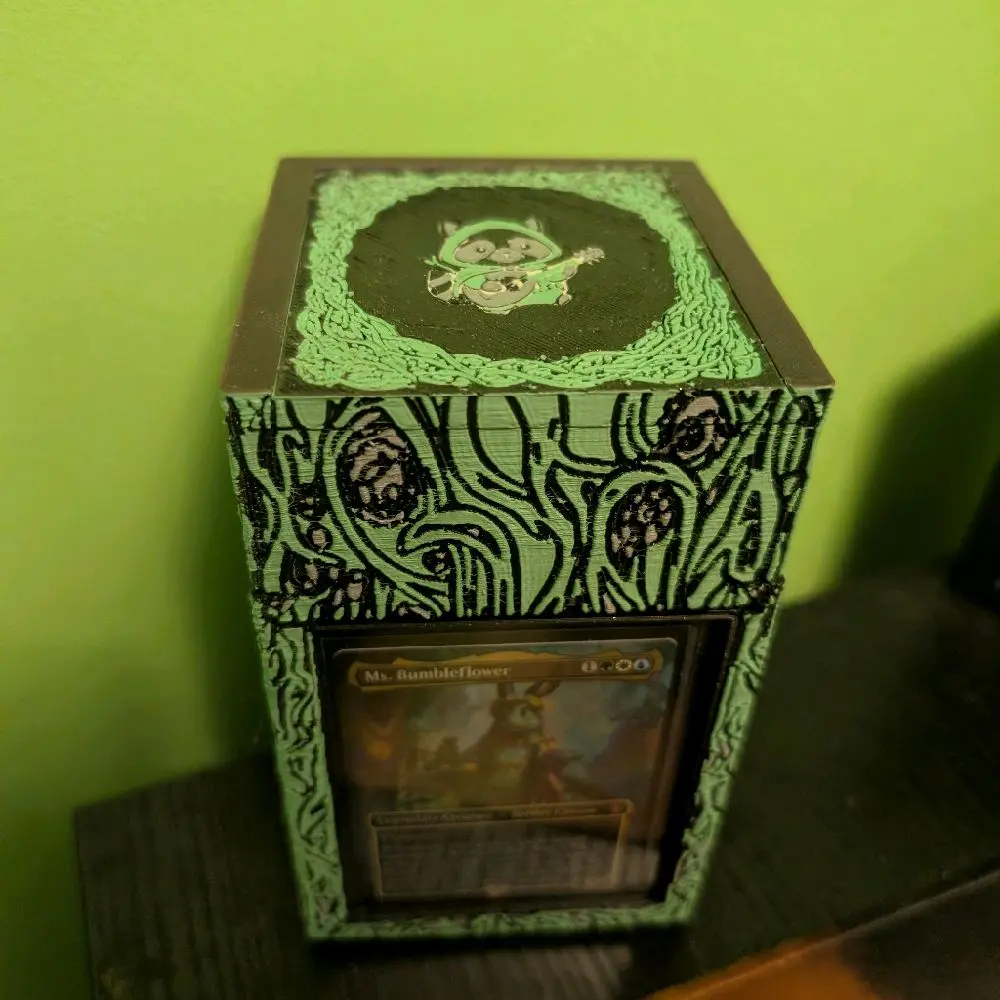 mtg spiderman full card list 3D Printed MTG Commander Deck Box – By The Board Games & Entertainment
