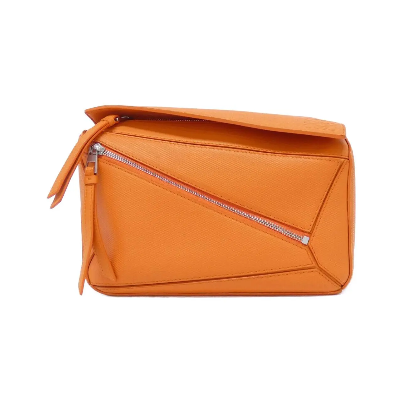 Pre-owned Loewe Calfskin Shoulder Bags Puzzle Small Calf Waist Bag