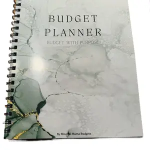 Monthly Budget Planner with Monthly and Paycheck breakdown worksheets and expense trackers