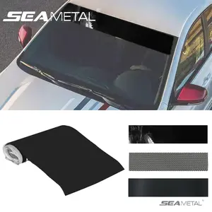 2026 New SEAMETAL Car Sunshade Protector Stickers Universal Front Windshield Decals Auto Front Window Protector Grid Matte Bright Sticker for your car