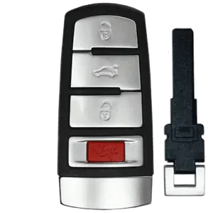KEYS4LESS Replacement Smart Key Fob for Volkswagen Passat 2006 2013 Fcc NBG009066T 2AOKM Vn1 Part Number 3c0 959 752 Hlo 3c0 959 752 Bb