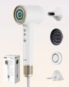 【MERA Pro】Bi-Ionic Aromatic Hair Dryer Ultra- speed with Magnetic Diffuser & Aromatherapy Professional Hair-dryer Blower Nozzle Fast Drying Salon Results Blowdryer cUL Certified Lightweight for Travel Smooth White