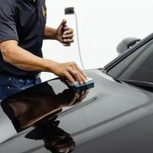 Kingdom Graphene Infused Ceramic Coating 50ml for Cars - Durable Protection Against Environmental Elements, Smooth Hydrophobic Finish Double-Sided Microfiber