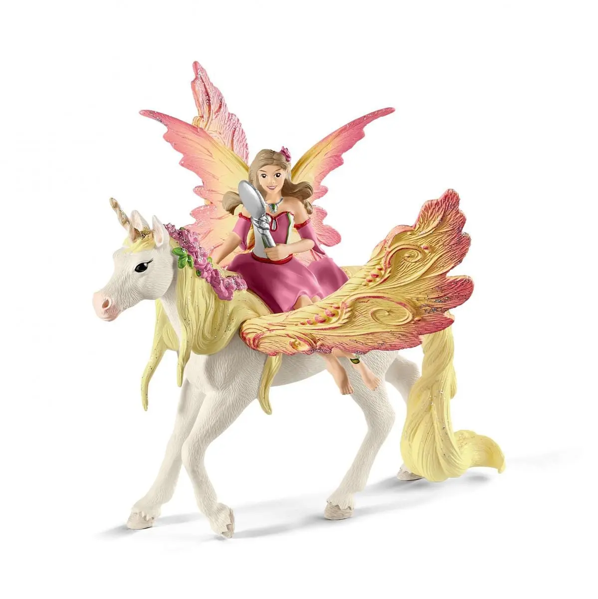 Fairy Feya with Pegasus Unicorn - Enchanting Elven Realm Toy for Girls - Includes Graceful Pegasus & Detailed Fairy Figure