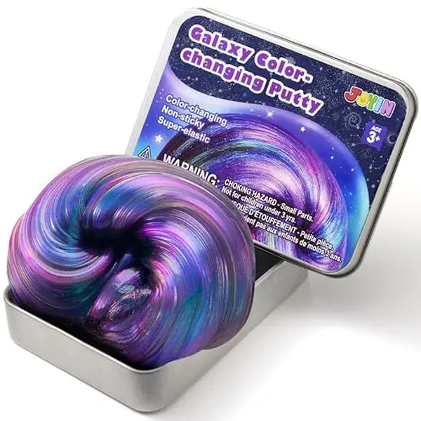 JOYIN Galaxy Color-Changing Putty, Slime for Kids 4.2oz, Therapy Putty, Fidget Toys Adults, Squishy Sensory Toys for Kids, Anxiety Stress Relief Gifts for Adults, Desk Fidgets, Halloween, Christmas