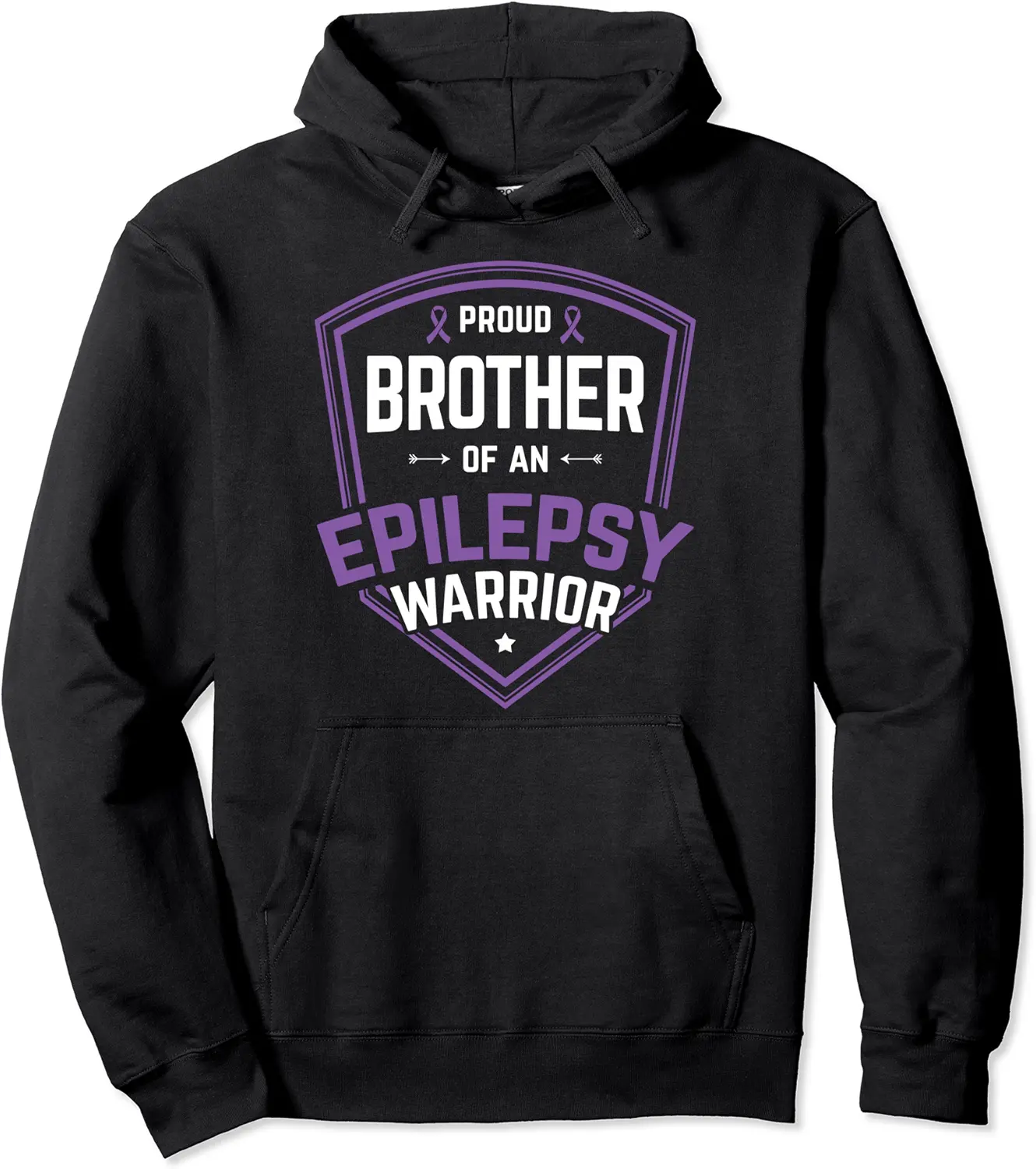 Proud Brother Epilepsy Warrior Epilepsy Awareness Epilepsy Pullover Hoodie - Jenniferlau Shop 87B09HN7W7NX