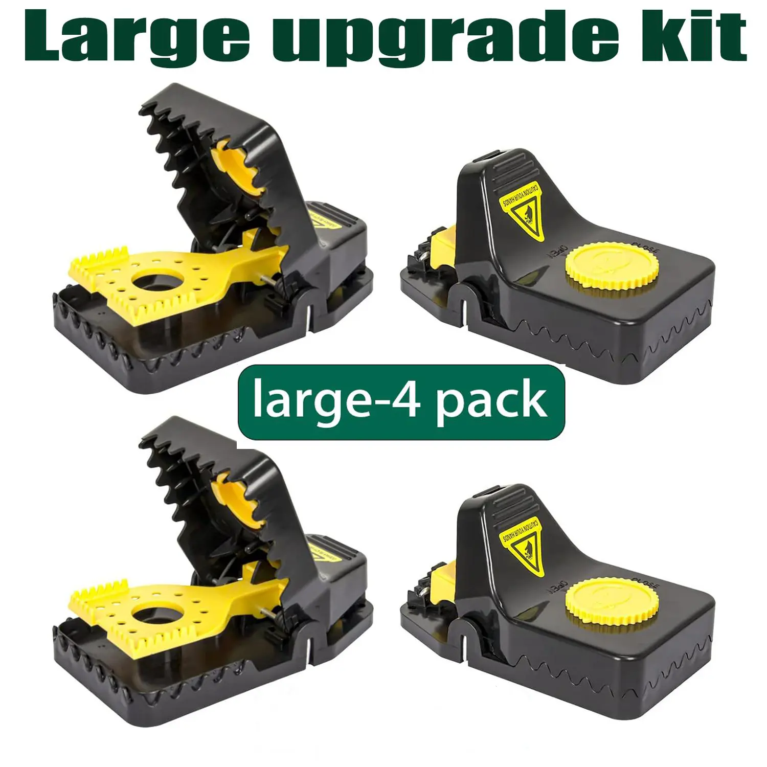 Trap 4-pack clips suitable for both outdoor  and indoor use. Home Pest Control Insect Trap
