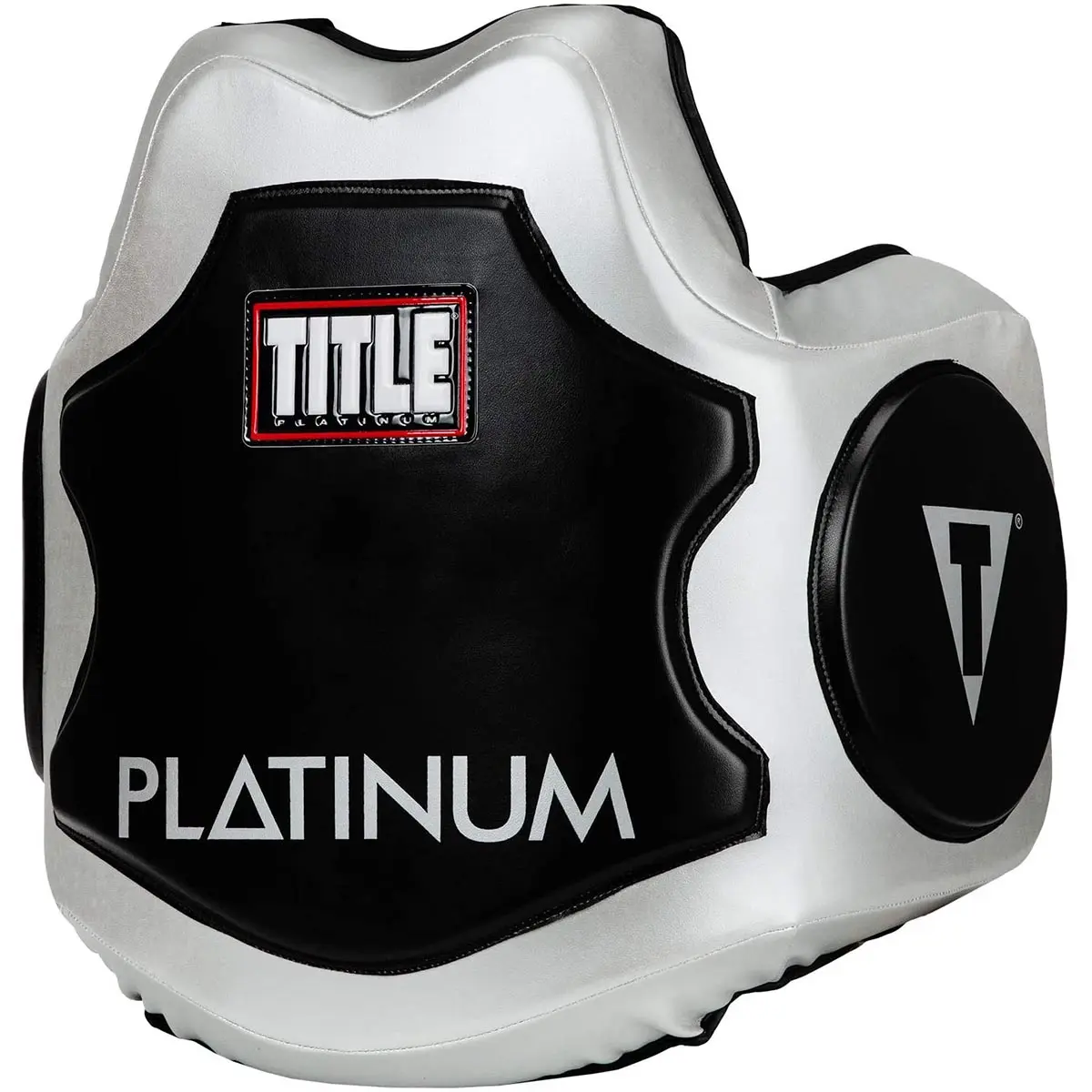 Title Boxing Platinum Body Protector - Black/Silver, Unisex, Layered Foam, Adjustable Fit, Absorbs Body Shots, Enables Comfortable Use