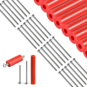 Outlet Spacers - Electrical Outlet Box Extender Kit by SPACERR - Electrical Switch and Receptacle Spacers 22 Pack (6 Tubes and 16 Screws)