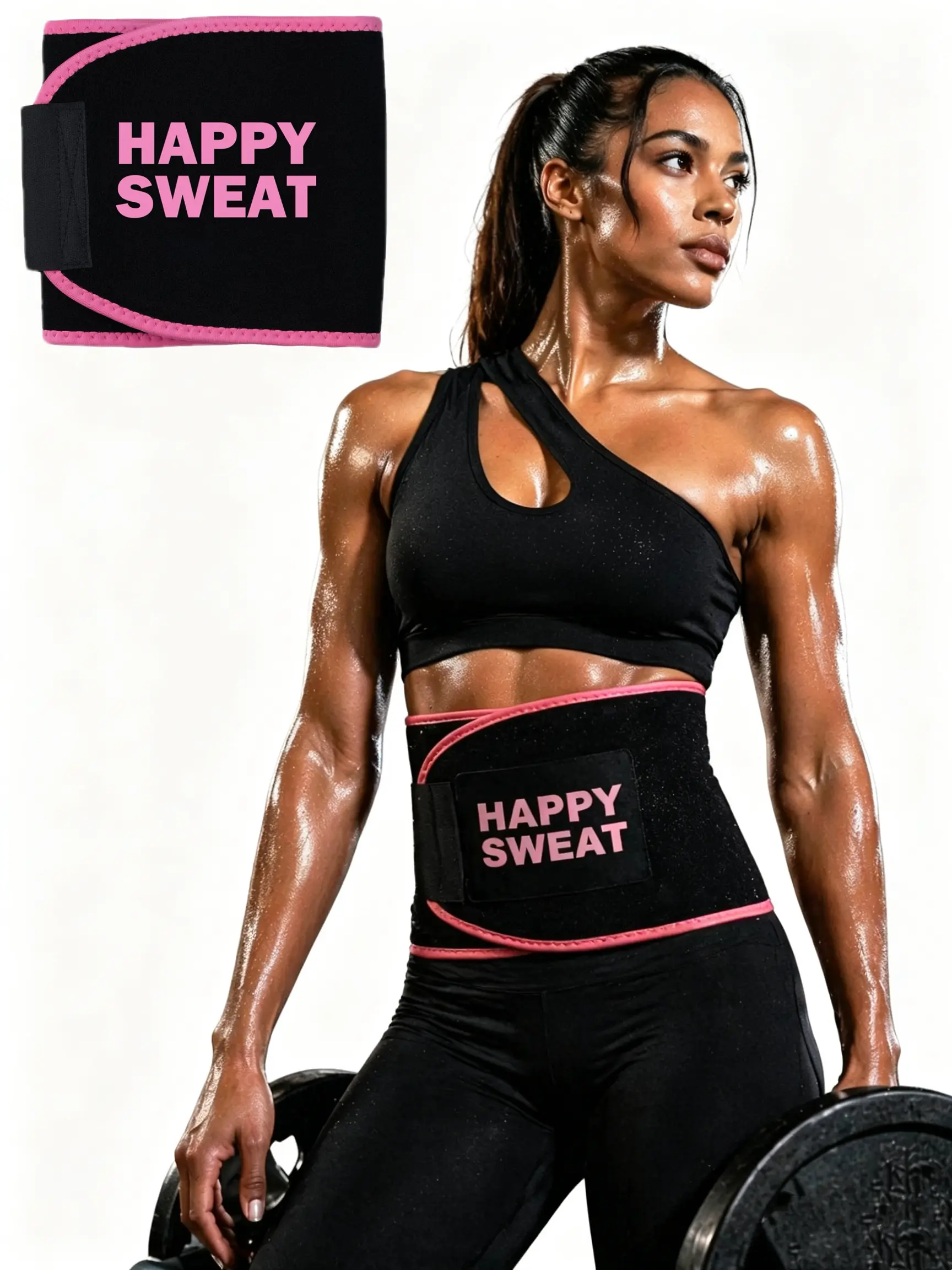 Fitness Shapewear Belt for Women & Men, Adjustable Waist Trainer Wrap with Tummy Control & Back Support for Gym, Running & Workouts