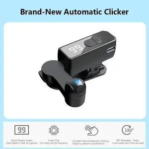 2026 upgraded  Auto Clicker for Smart Phone,Built-in battery,No Need to Connect to Power Source, used for mobile phone application video live streaming gadget quick click simulate finger continuous click, used for live streaming likes, games, shopping