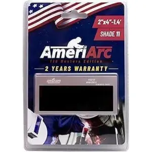 (TIG Masters Edition) 2x4 Auto-Darkening Lens - High-Definition (Shade 11, Masters Edition)