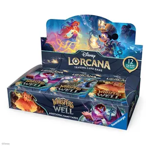 Ravensburger Disney Lorcana TCG: Whispers in The Well Booster Pack Display - 24 Packs with 12 Trading Cards Each - Ideal for Collectors & Disney Fans - Ages 8+