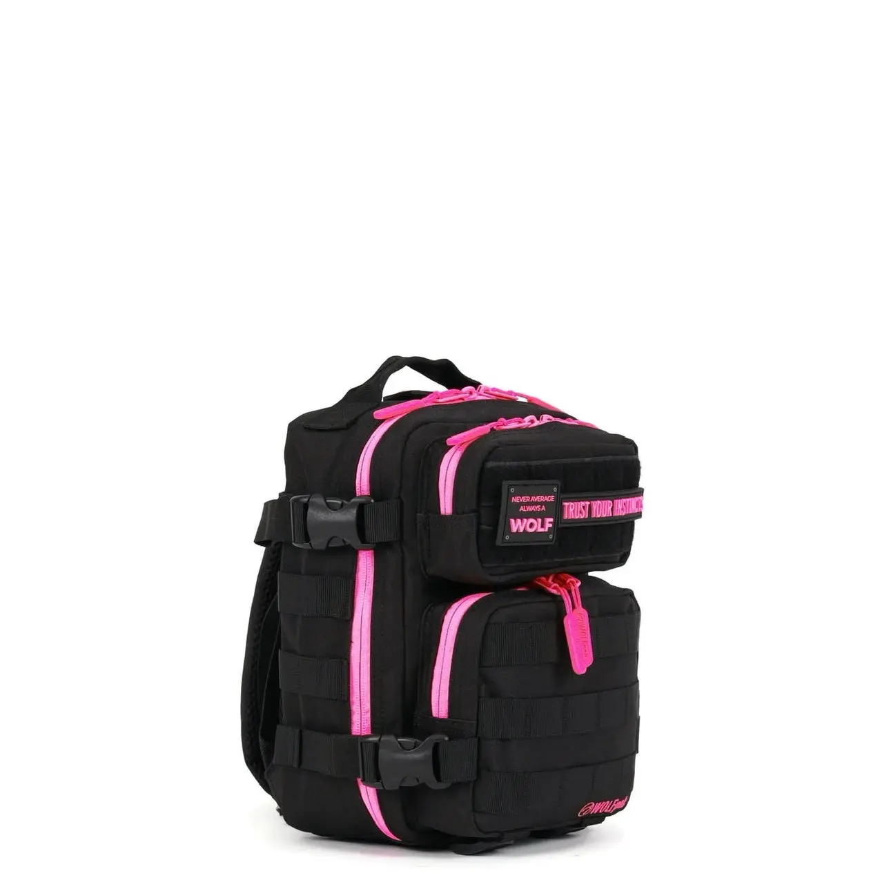 9L Backpack Mini Black Neon Pink 9L Backpack Mini Black Neon Pink