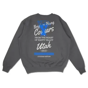 BYU HOMETOWN PULLOVER CREWNECK | The Royal Blue