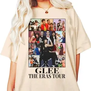 Glee Tour Vintage T-Shirt Kurt Hummel & Rachel Berry Musical Movie Tee