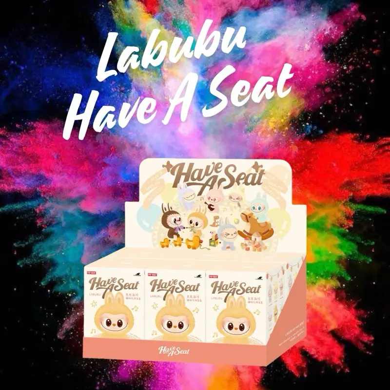Have A Seat Labubu PopMart - 6 Designs (May Have Secret)