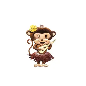 Ukulele Monkey Girl - Magnet